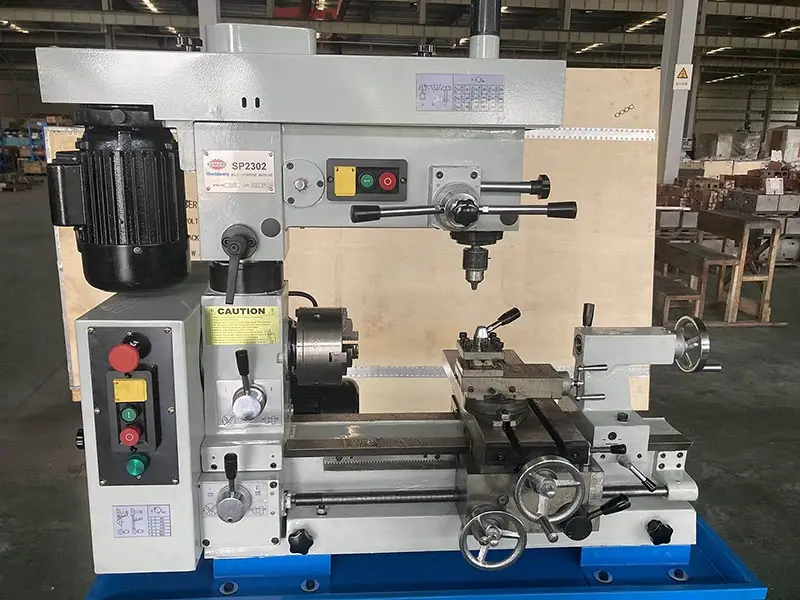 SP2302 tornio fresatrice trapano macchina multiuso 6